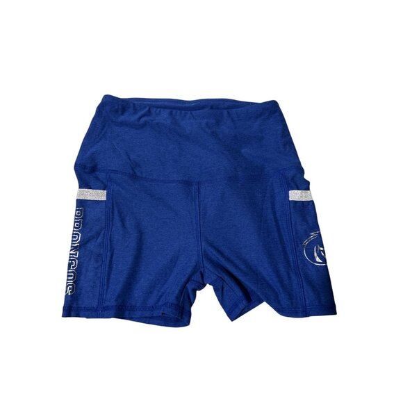 NEW Boise State BSU Broncos Colosseum Blue Stretch Tights Shorts Women's S - Picture 2 of 5